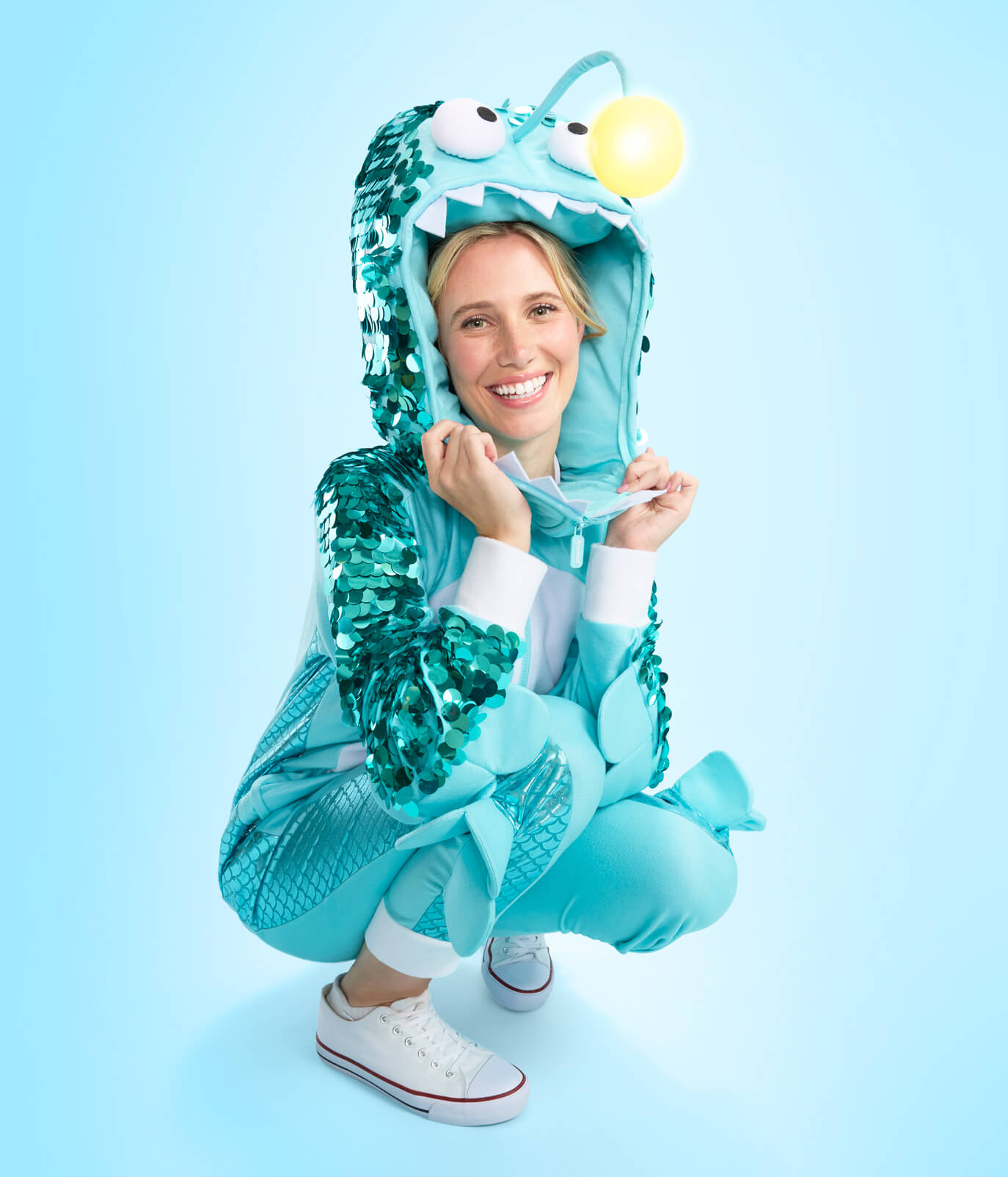 Women's Angler Fish Light Up Costume