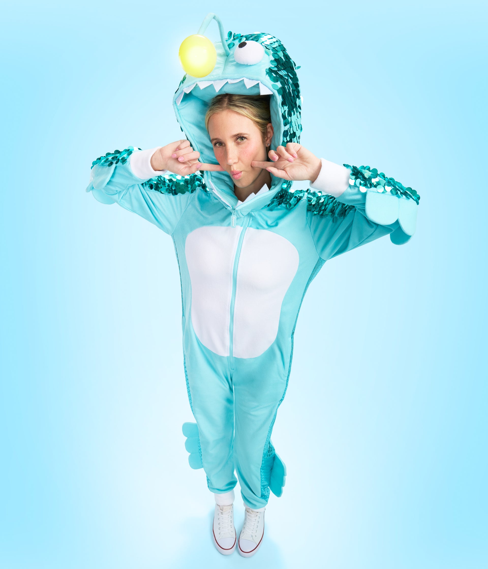 Women's Angler Fish Light Up Costume Image 2