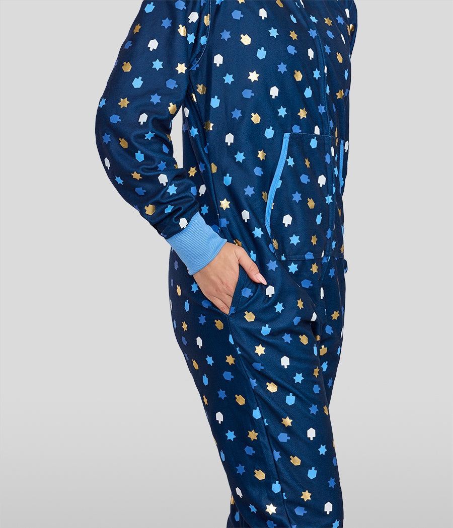 Women's Dreidel Decor Jumpsuit