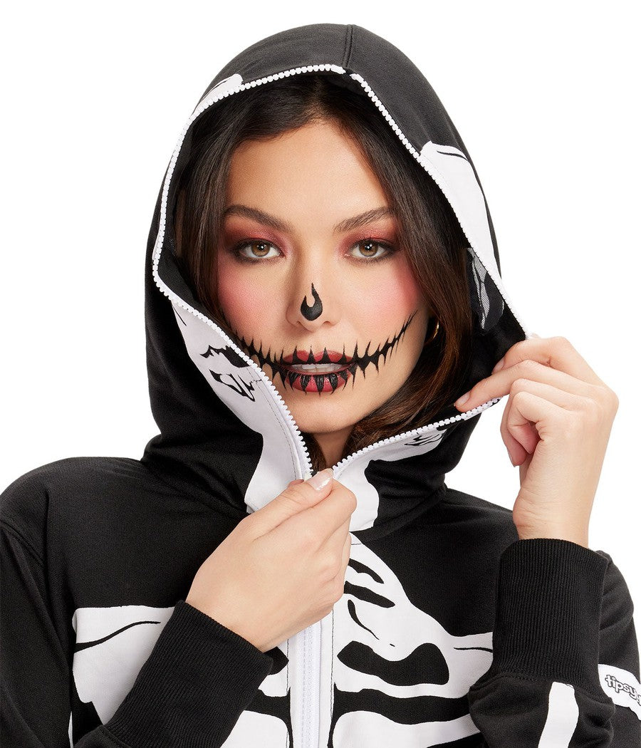 skeleton fancy dress ladies Plus Size Voodoo Skeleton Costume for Women
