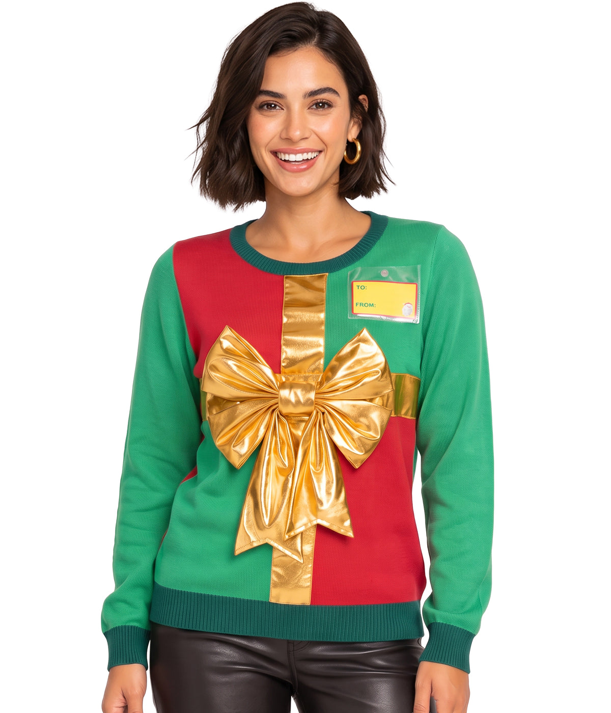Women's Christmas Present Ugly Christmas Sweater