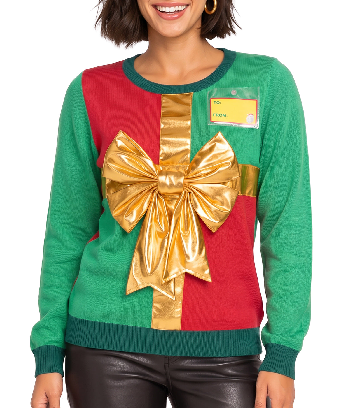 Women's Christmas Present Ugly Christmas Sweater