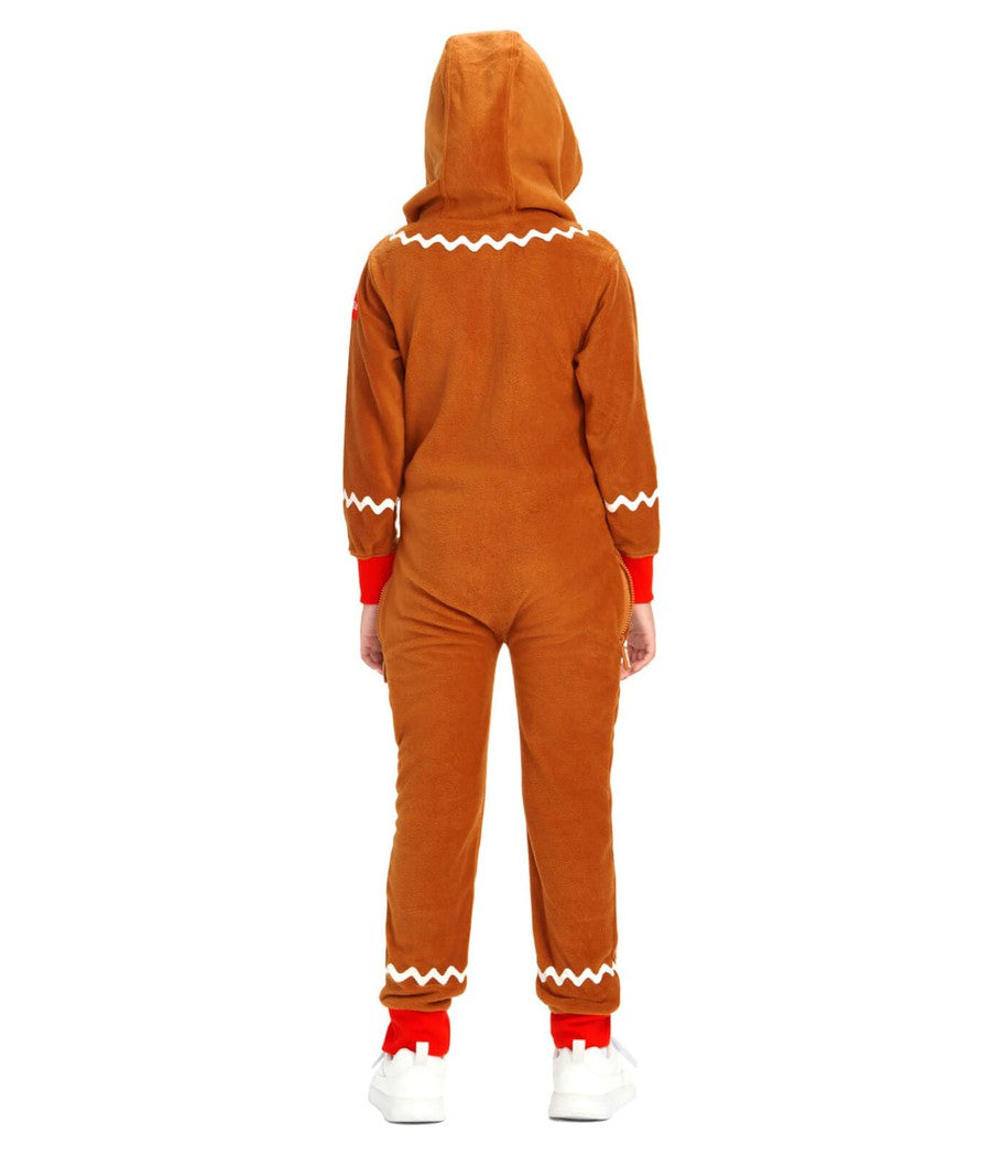 Girl's Gingerbread Jumpsuit Image 2