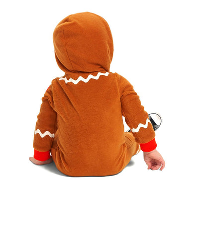 Baby Boy's Gingerbread Jumpsuit Image 3