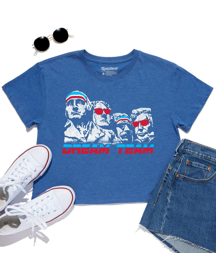 Women's Dream Team Cropped Tee Image 2