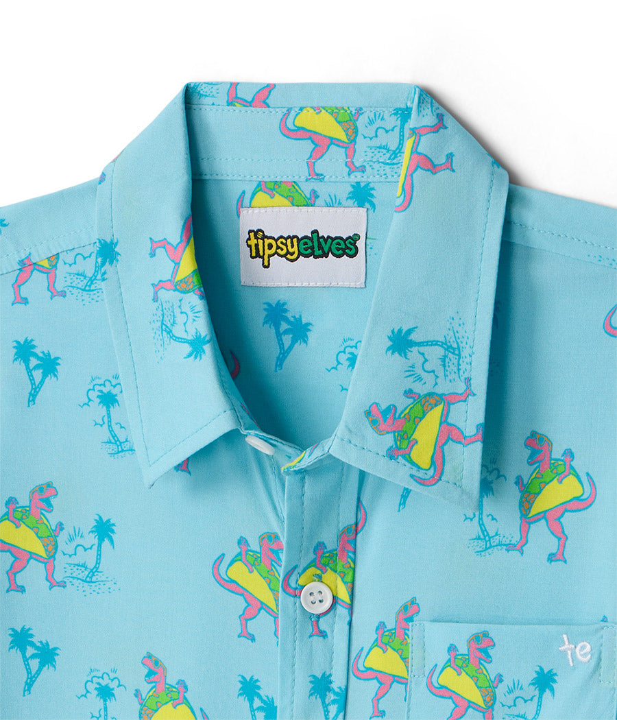 Toddler Boy's Tacosaurus Hawaiian Shirt