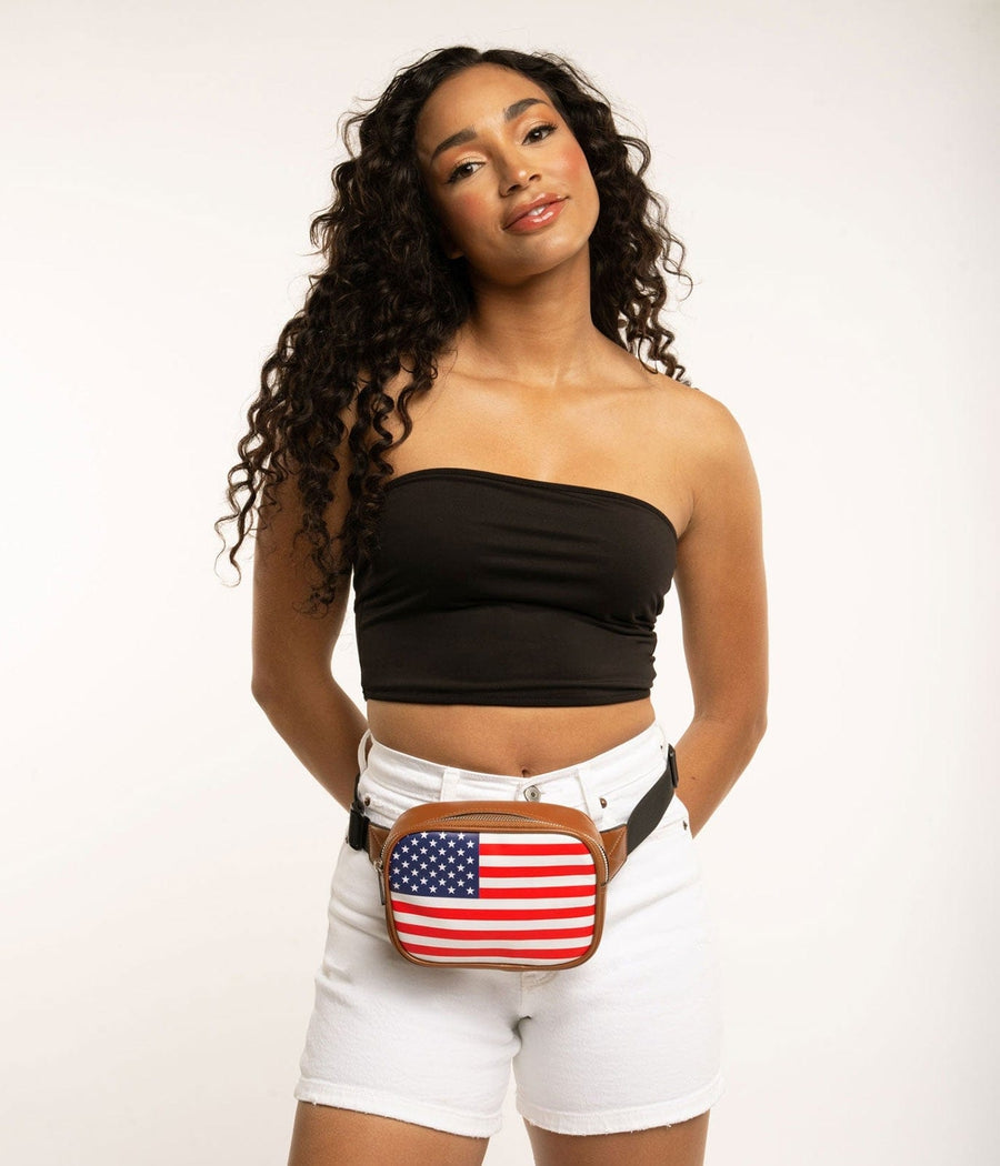 American Flag Fanny Pack Image 3