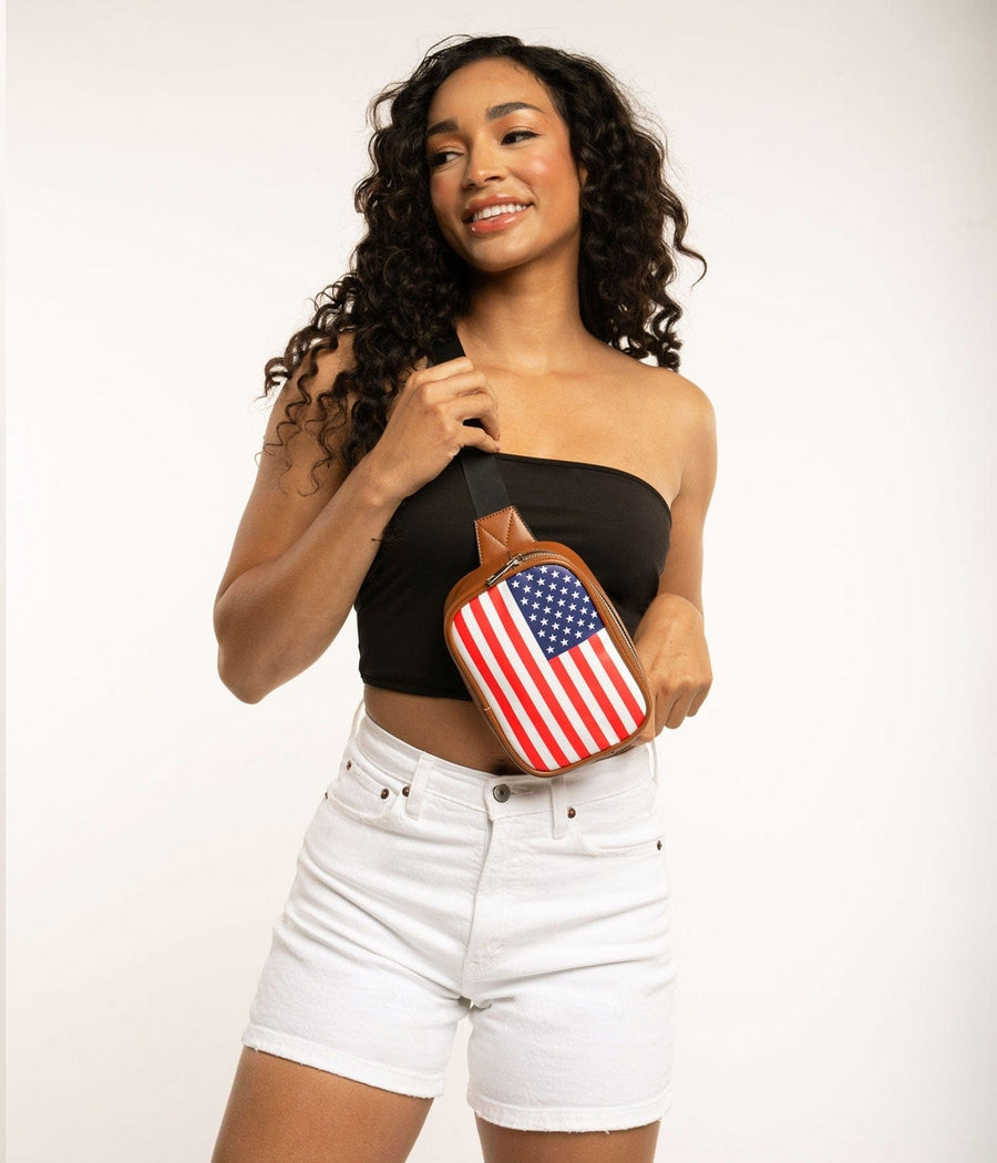 American Flag Fanny Pack Image 4