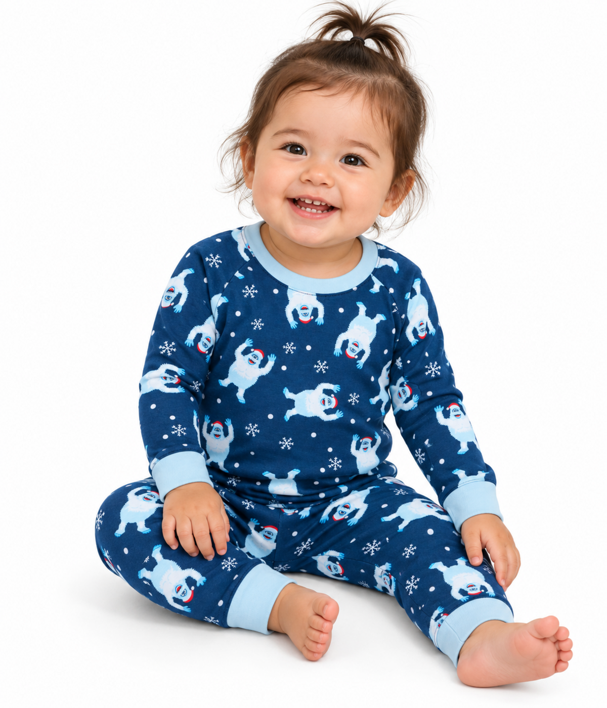 Baby Girl's Bumble Crew Neck Pajama Set