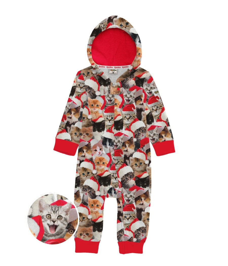 Baby Boy's Meowy Catmus Jumpsuit Image 3