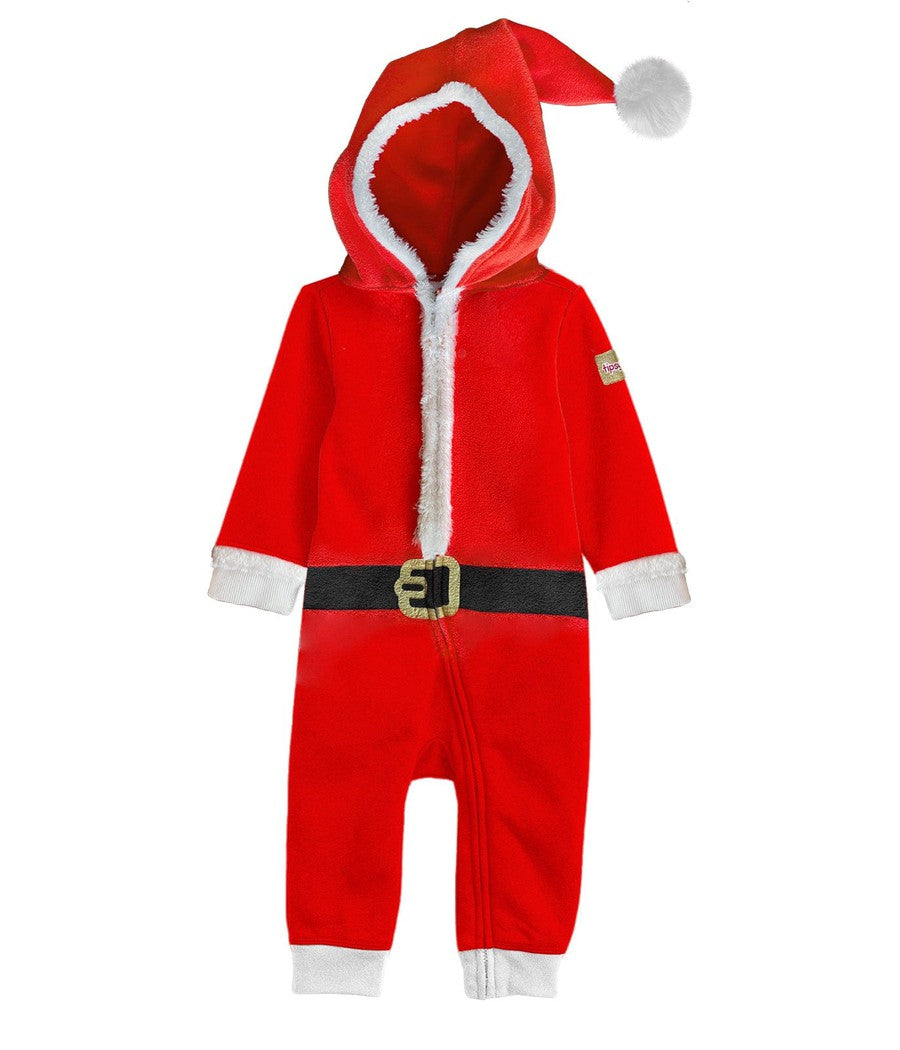 Santa Jumpsuit With Fur: Baby Girl's Christmas Outfits Tipsy Elves