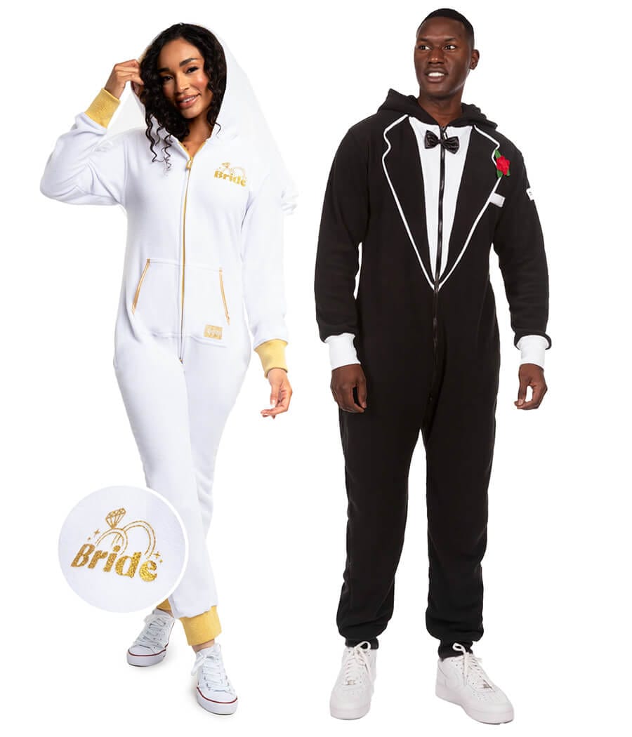 Groom & Bride Wedding Jumpsuits