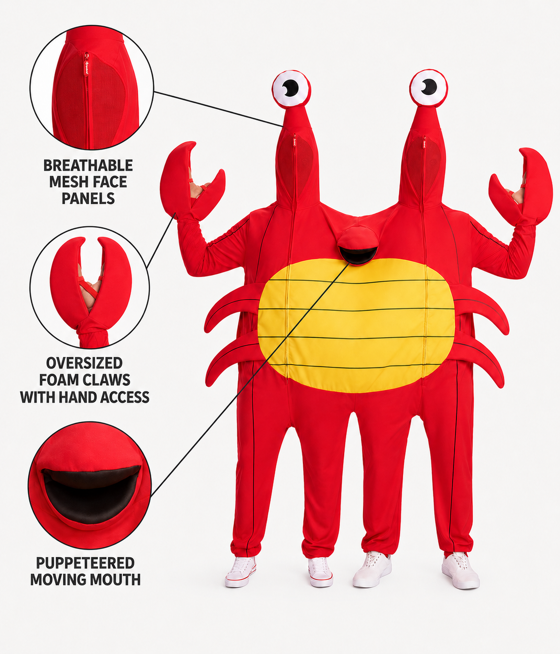 Crab Two Person Costume Image 2