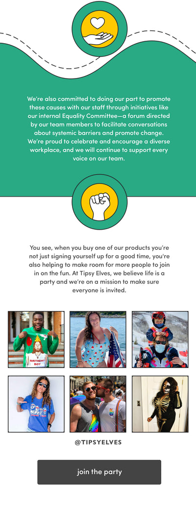 we have an equality committee dedicated to the right for all to have fun