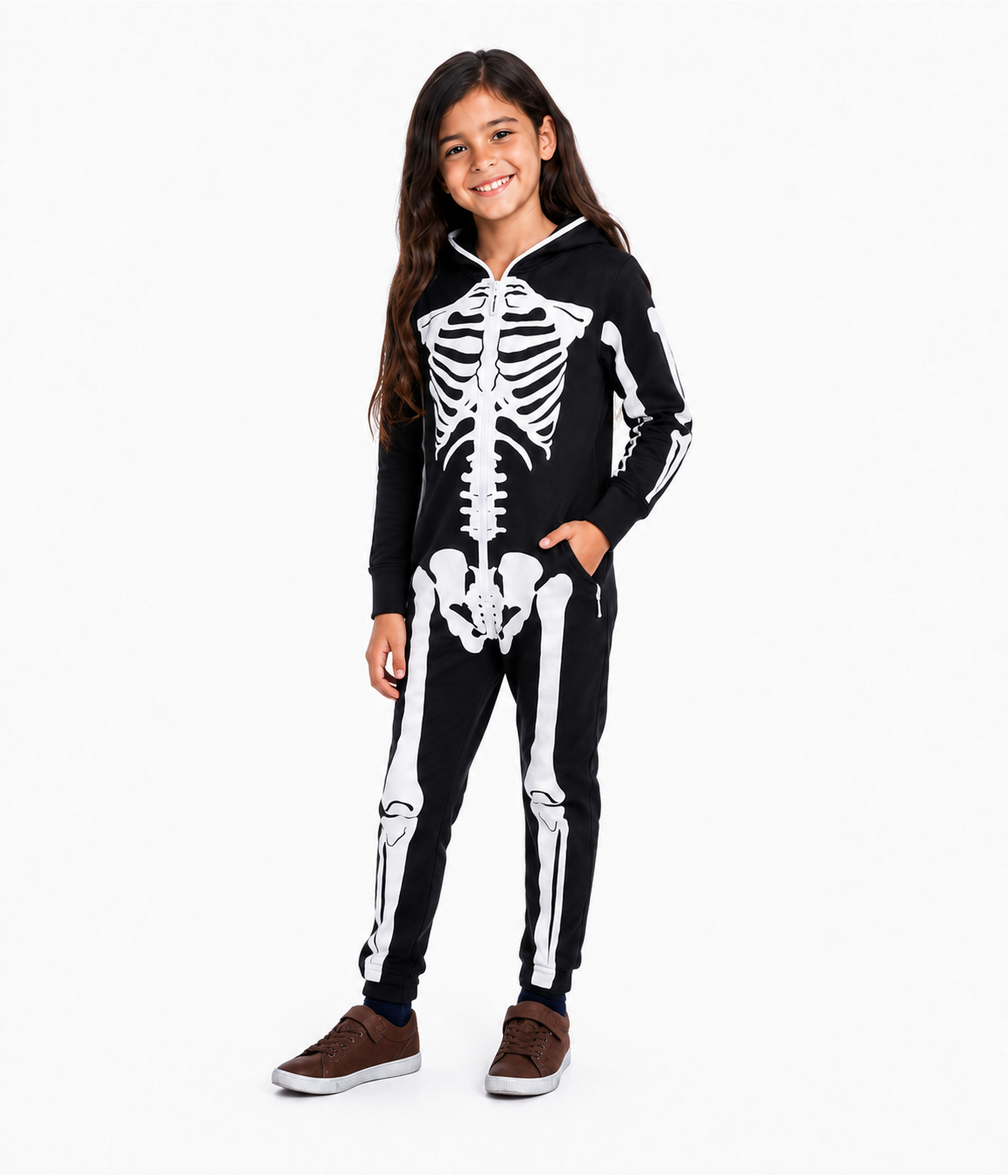 Girl's Skeleton Costume