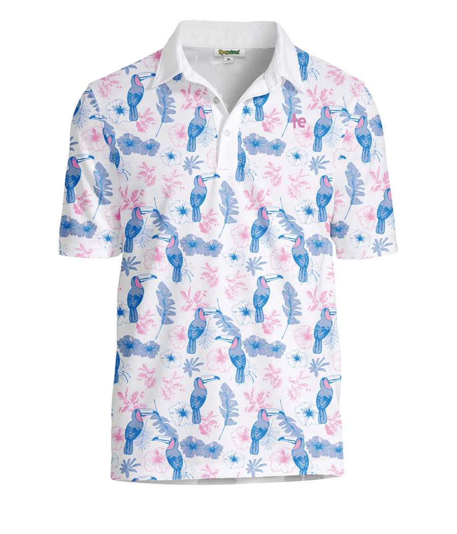 Toucan Tango Polo Shirt: Men's Evergreen Outfits | Tipsy Elves