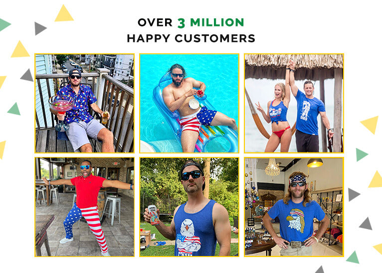over 3 million happy customers - image collage of customer photos