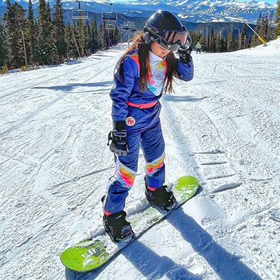 shop ski + snow suits - image of a kid in a santa fe shredder snow suit