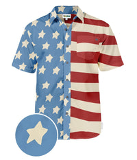 50/50 Flag Stretch Swim Trunks