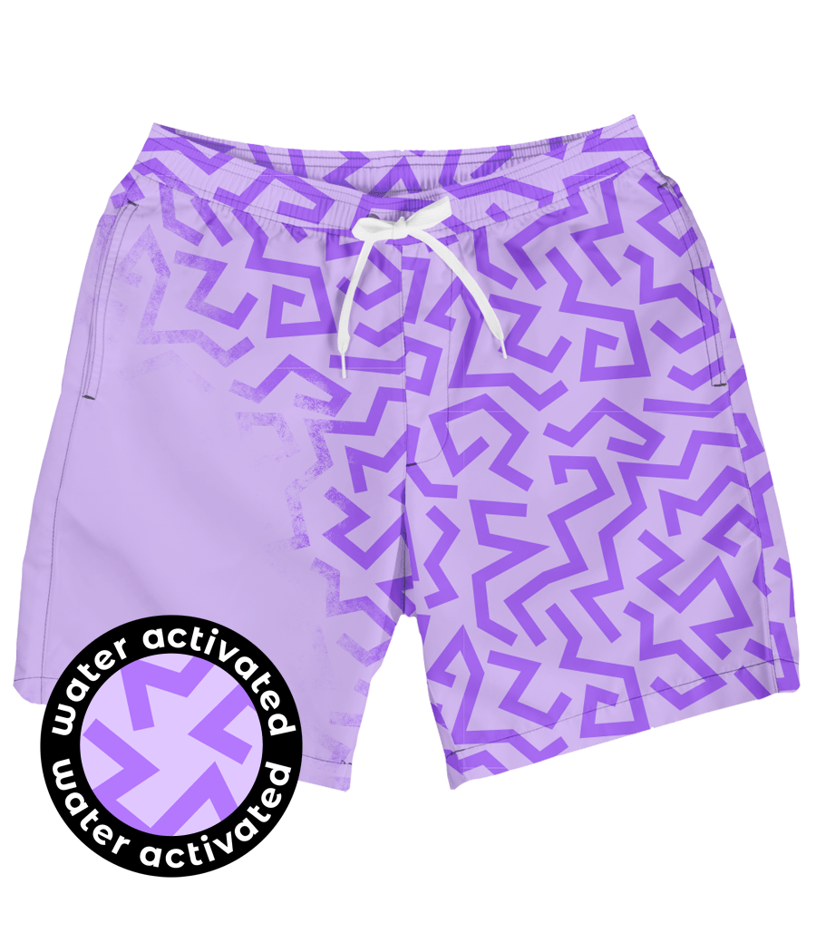 Funky Freestyle Color Changing Swim Trunks Primary Image