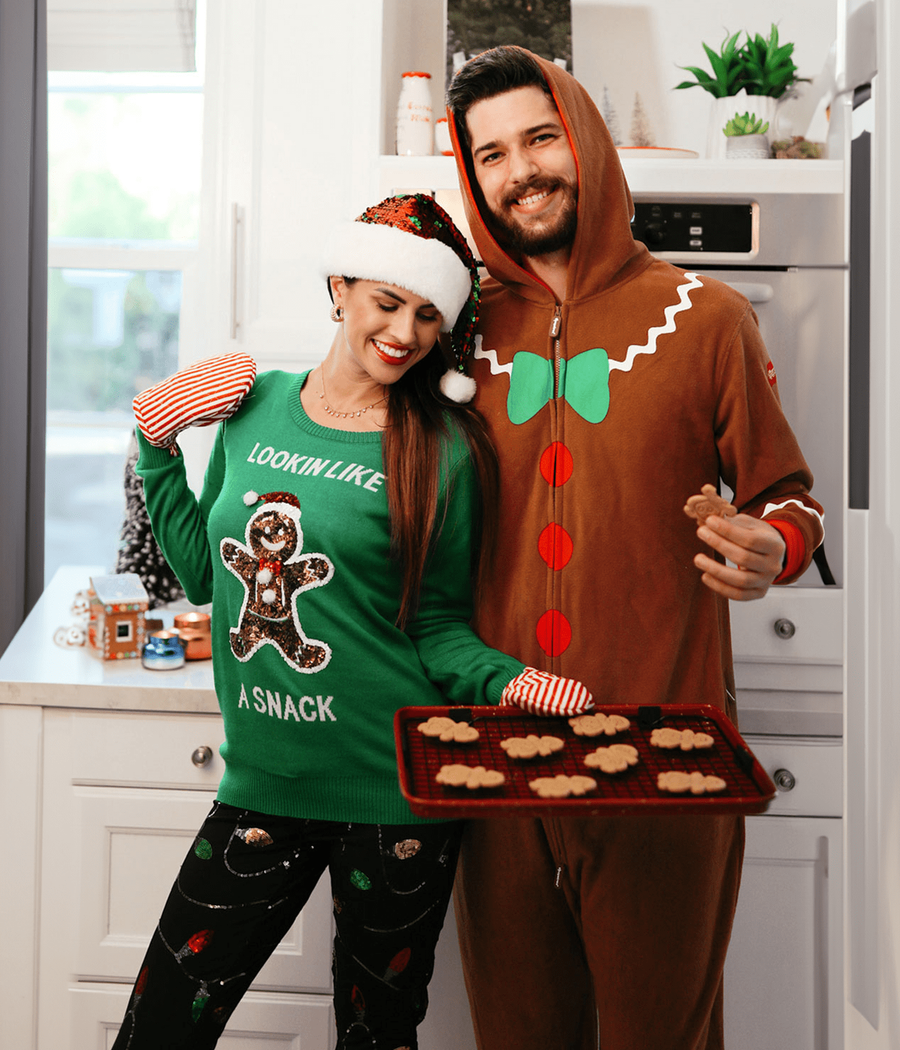 Men's Gingerbread Man Jumpsuit