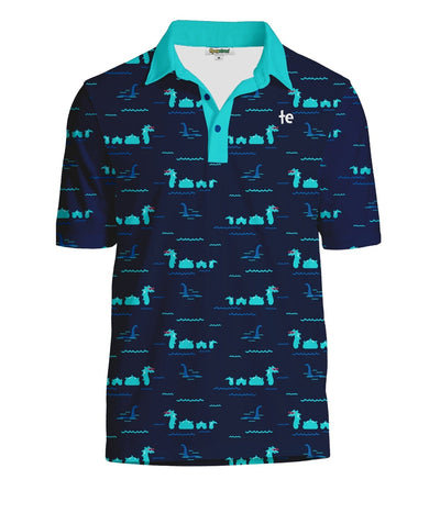 Men's Nothin' But Nessy Golf Polo Image 4