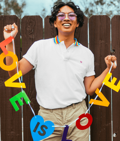 Rainbow Pride Polo