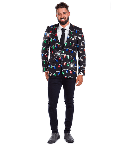 Men's Sequin Tangle Wrangler Blazer with Tie Image 3