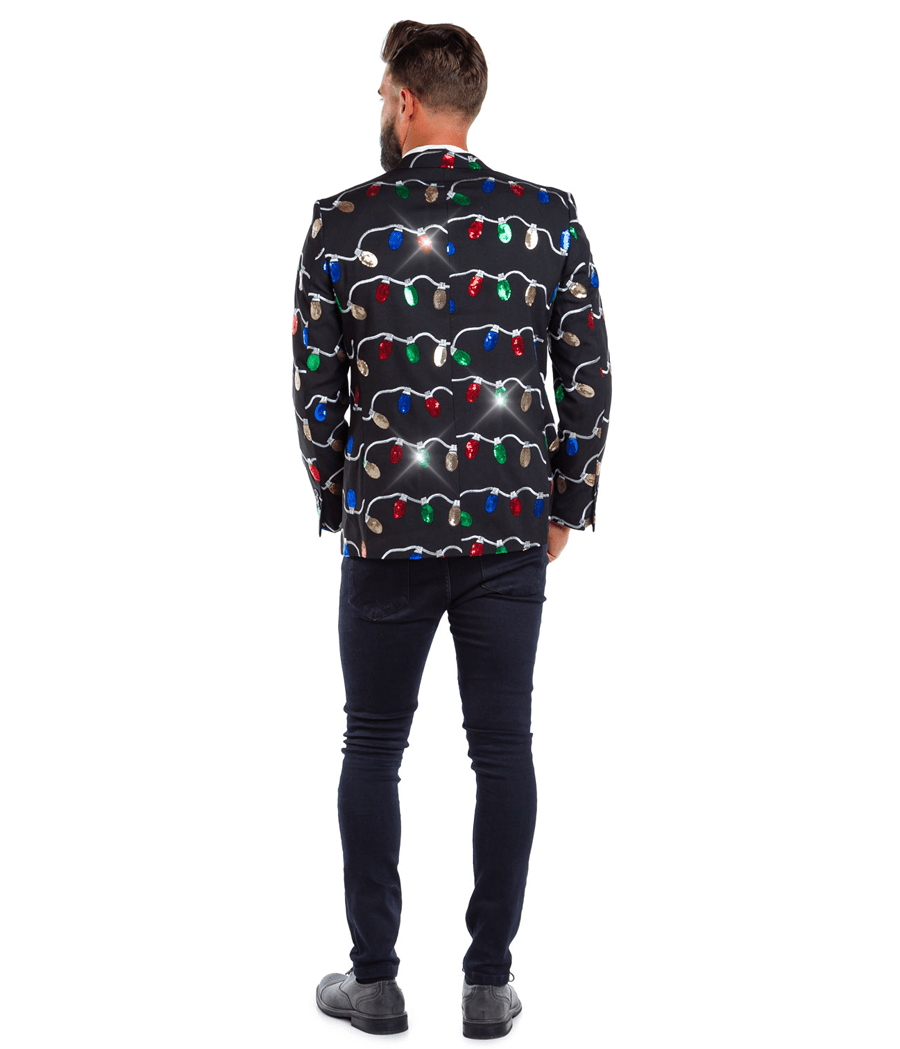 Men's Sequin Tangle Wrangler Blazer with Tie Image 5