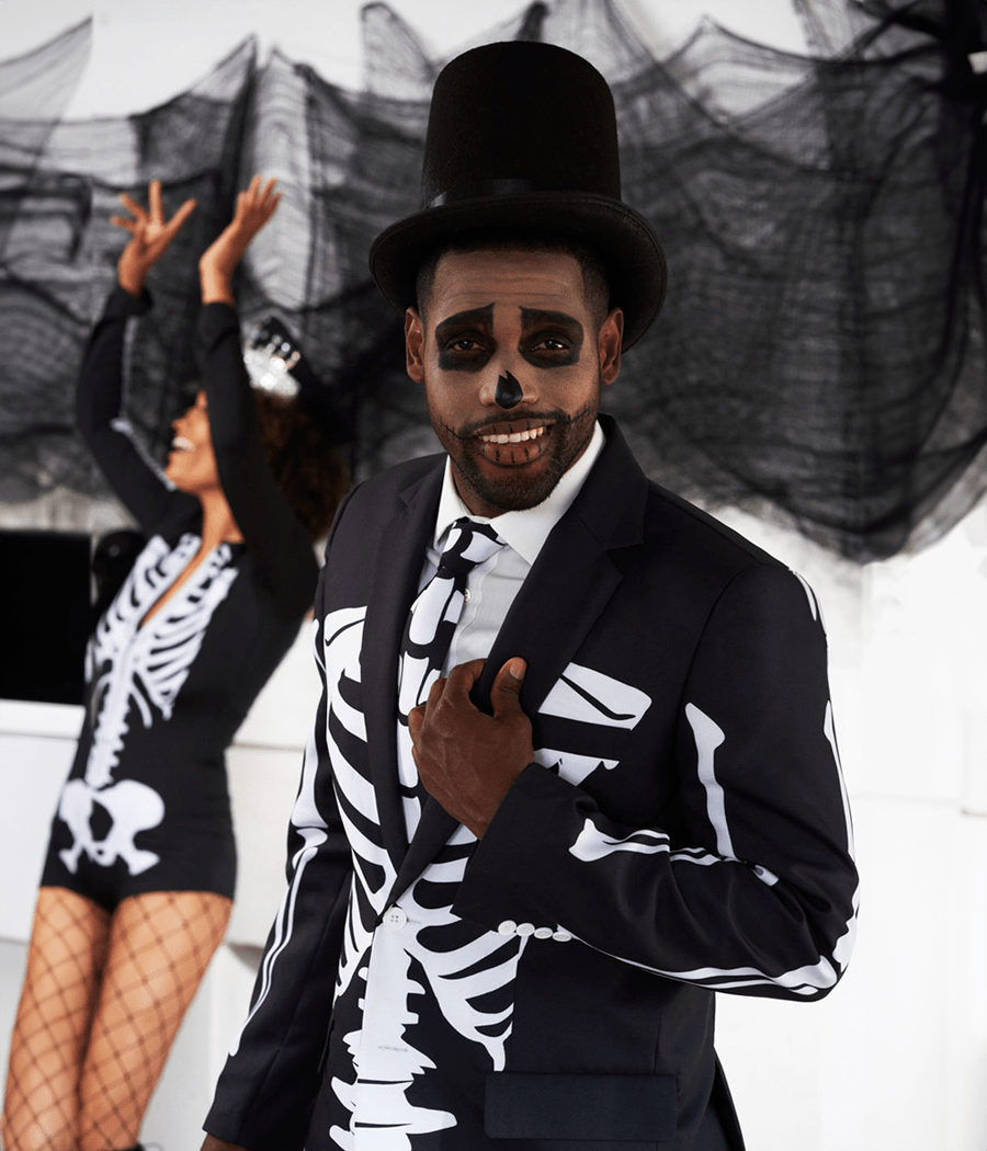 Skeleton Suit: Men's Halloween Outfits | Tipsy Elves Skeleton Suit: Men's Halloween Outfits | Tipsy Elves