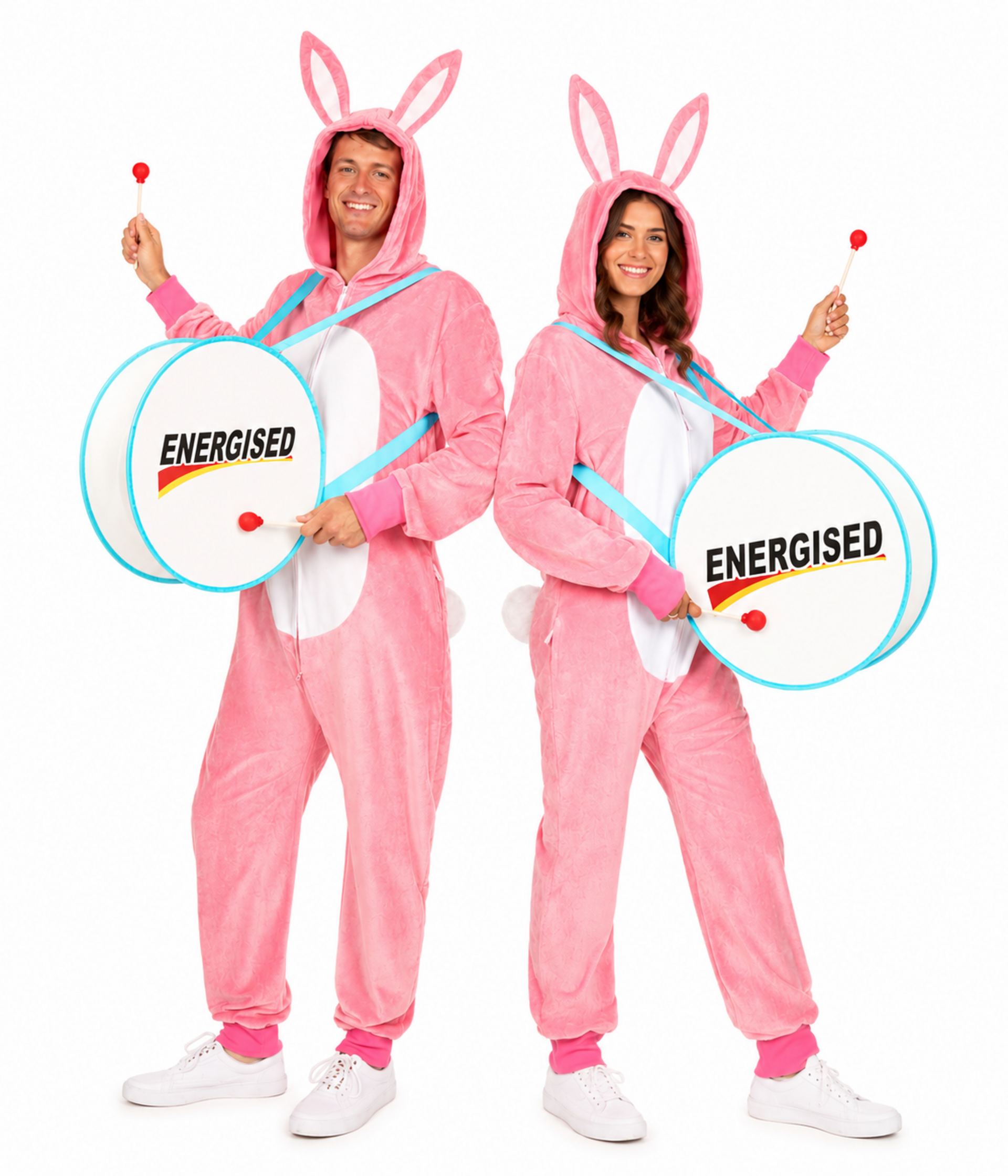 Matching Energetic Bunny Couples Costumes Primary Image