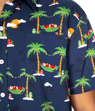 Men's Hammock Holiday Button Down Shirt Image 3