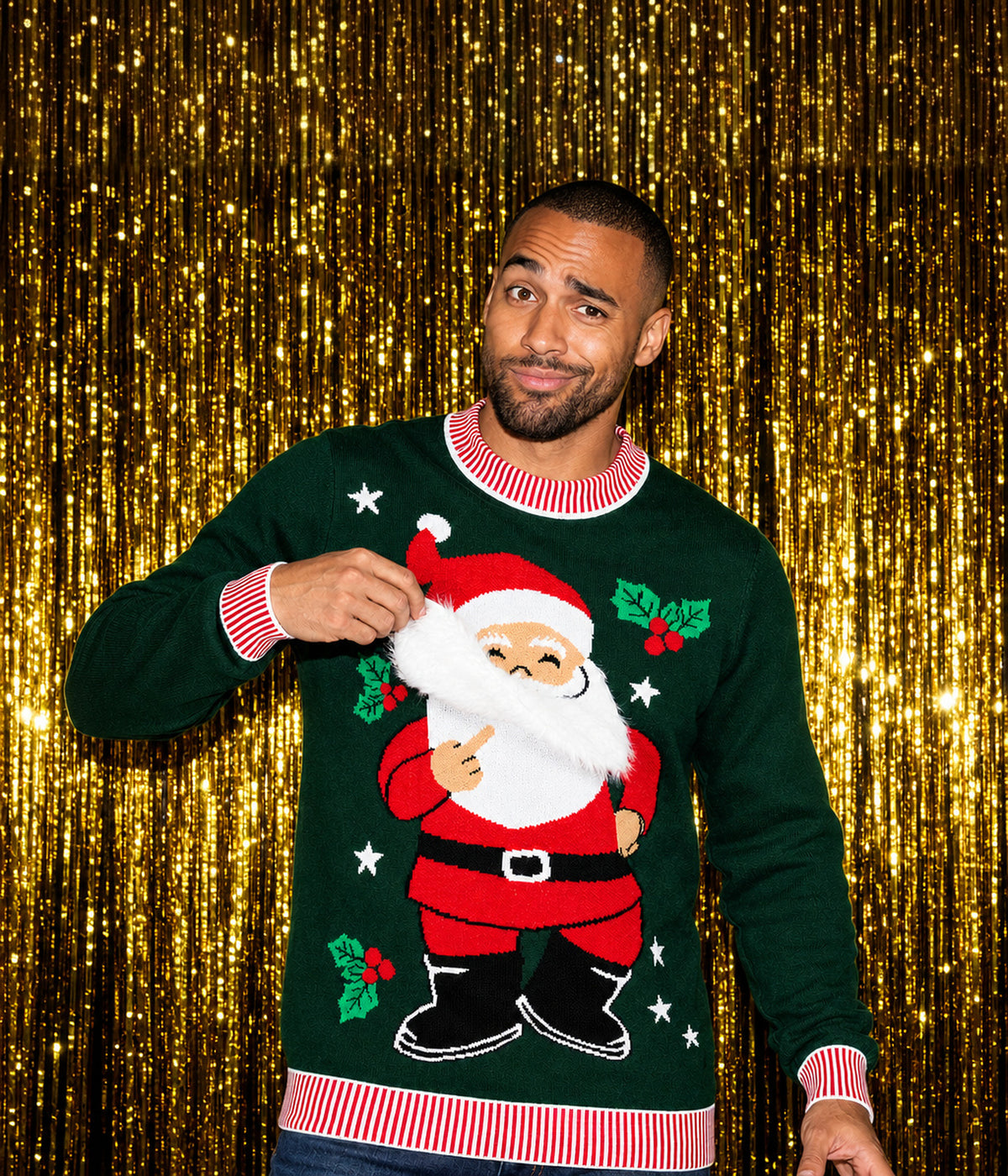 Men's It's Flipping Christmas Ugly Christmas Sweater Image 2