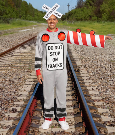 Men's Railroad Crossing Costume Image 2