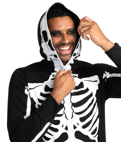 Men's Skeleton Costume Image 5
