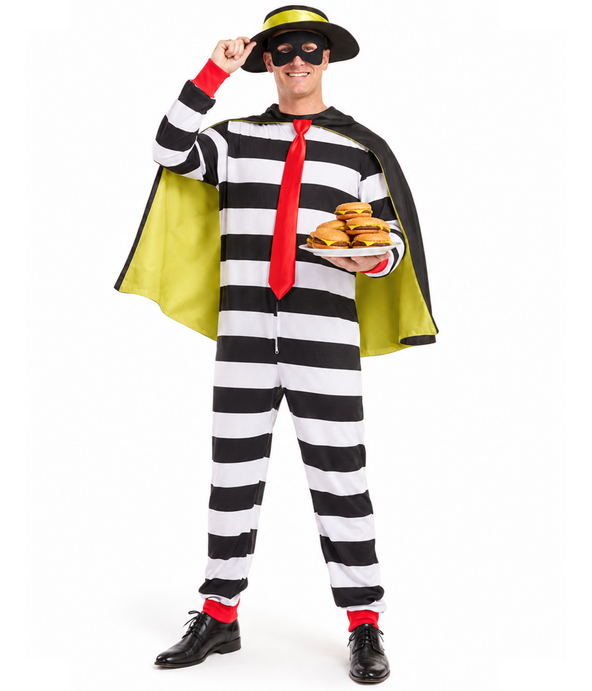 Men's Hamburger Thief Costume