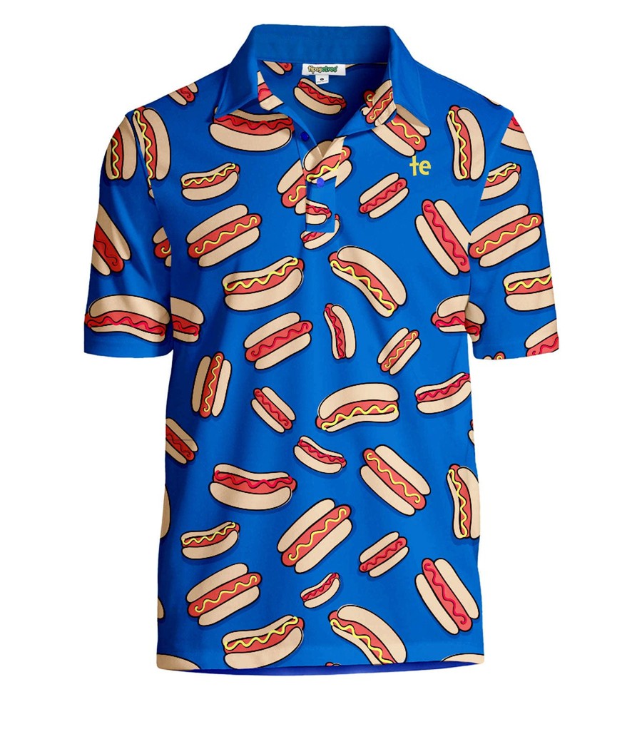 Men's Hot Dog Polo Shirt Image 7