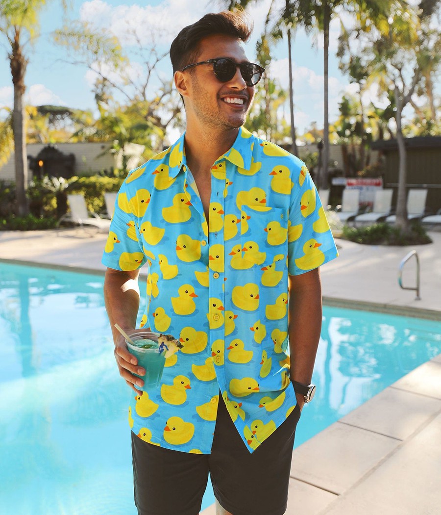 Men's Rubber Ducky Hawaiian Shirt