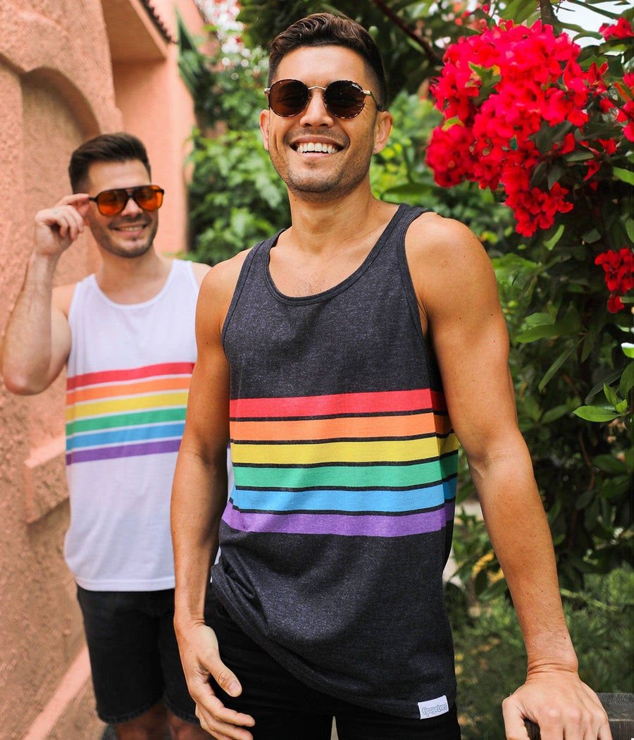 Charcoal Rainbow All the Way Tank Top