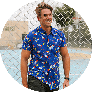 shop mens patriotic button down shirts