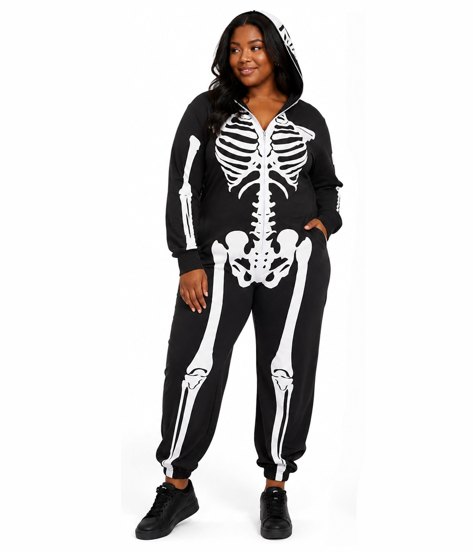 Women's Skeleton Plus Size Costume