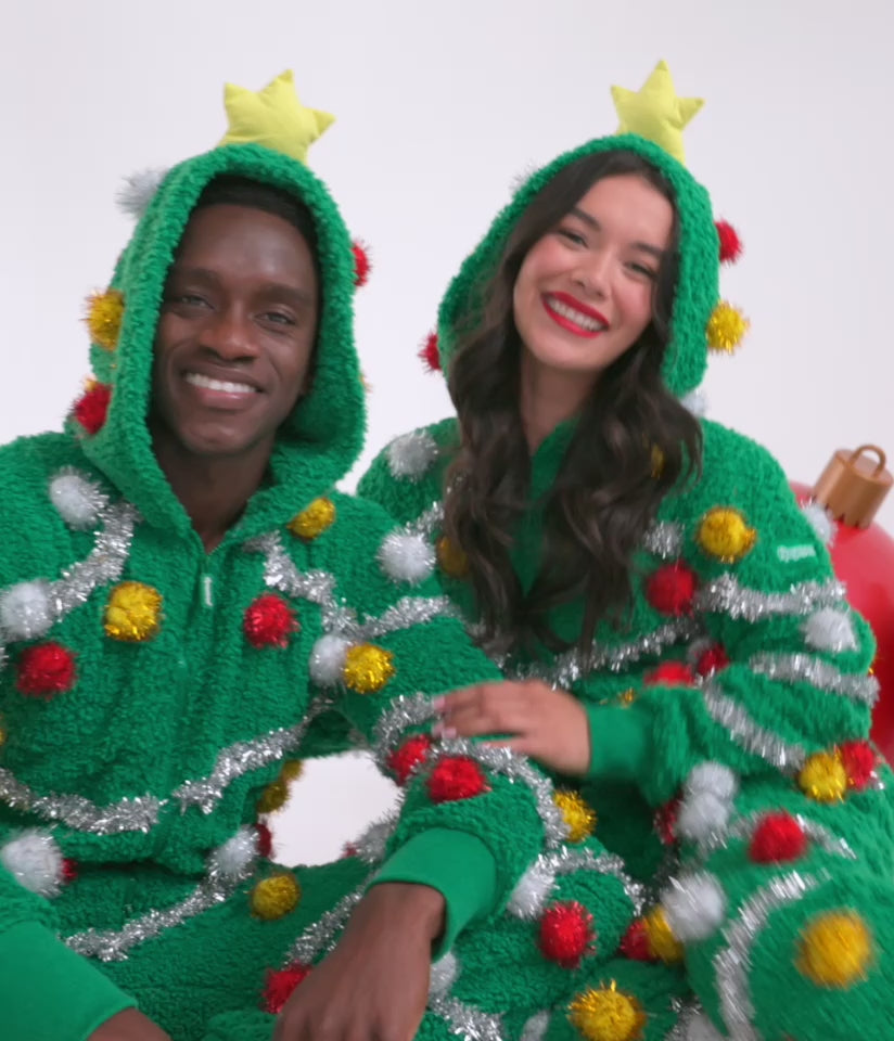 Men's Oh Christmas Tree Jumpsuit Image 4