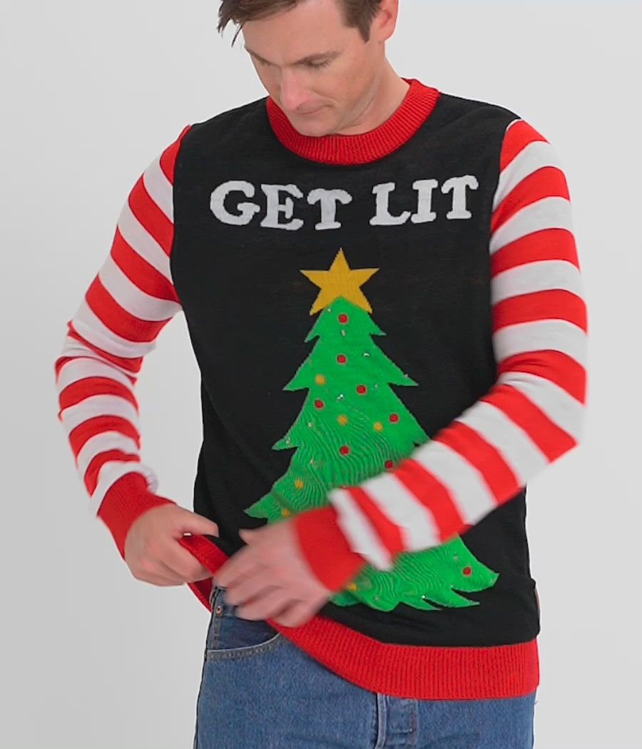 Tipsy elves natural light sweater clearance