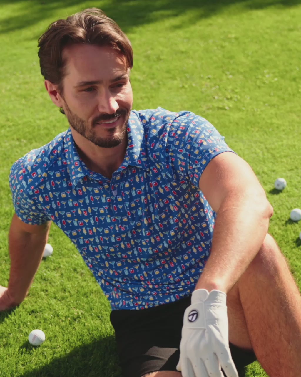 Men's Highballer Golf Polo Image 3