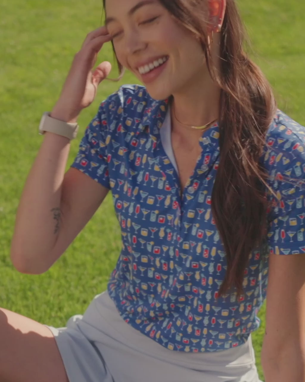 Women's Highballer Short-Sleeve Golf Polo Image 3