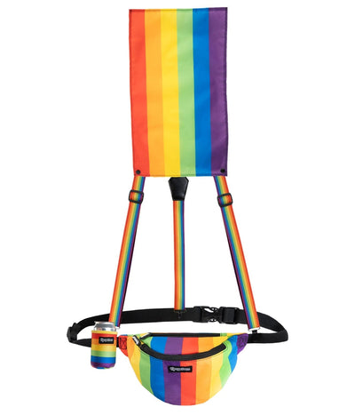 Rainbow Fanny Pack With Cape