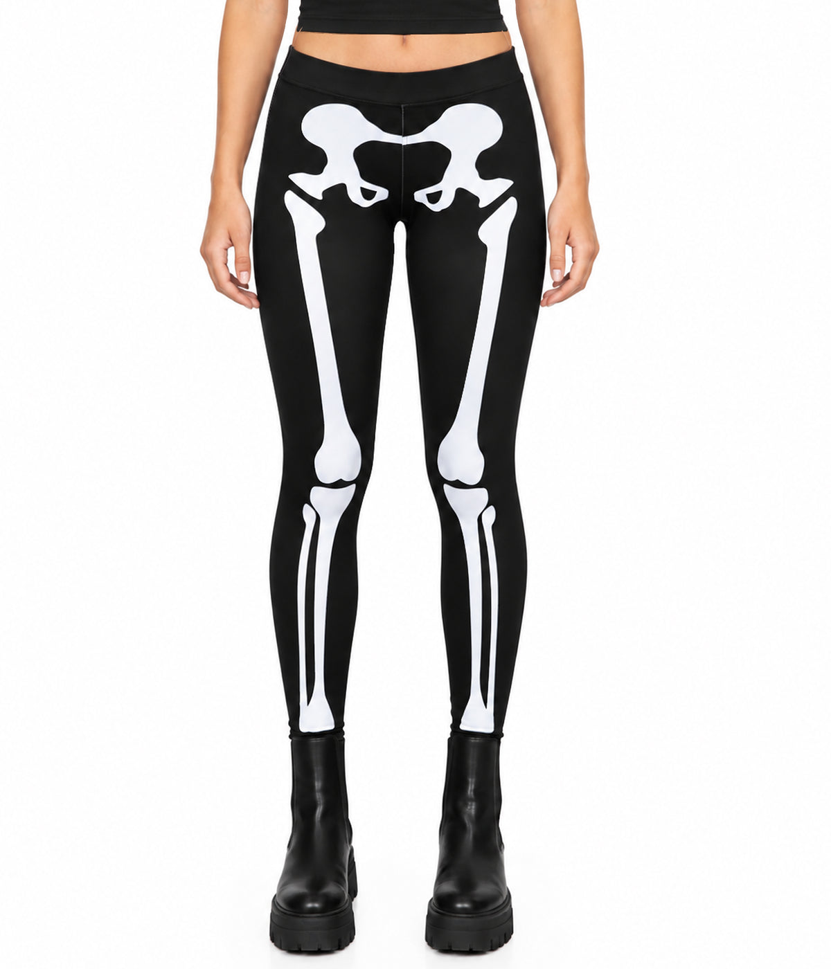 Skeleton High Waisted Leggings Image 2