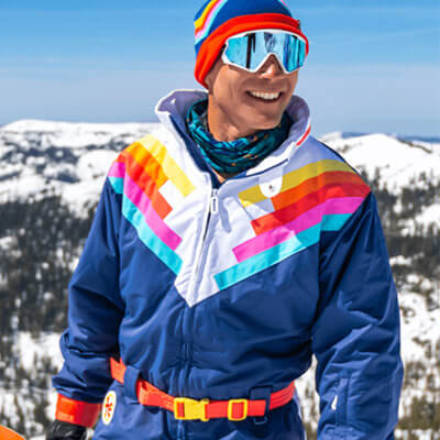 shop men's ski & snow - image of model wearing Santa Fe snow suit 