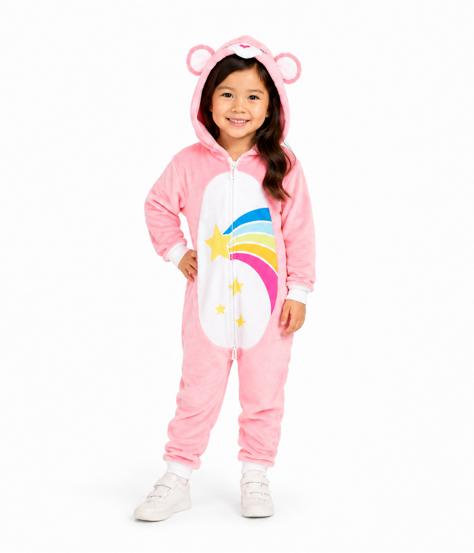 Toddler Girl's 80's Cartoon Bear Costume