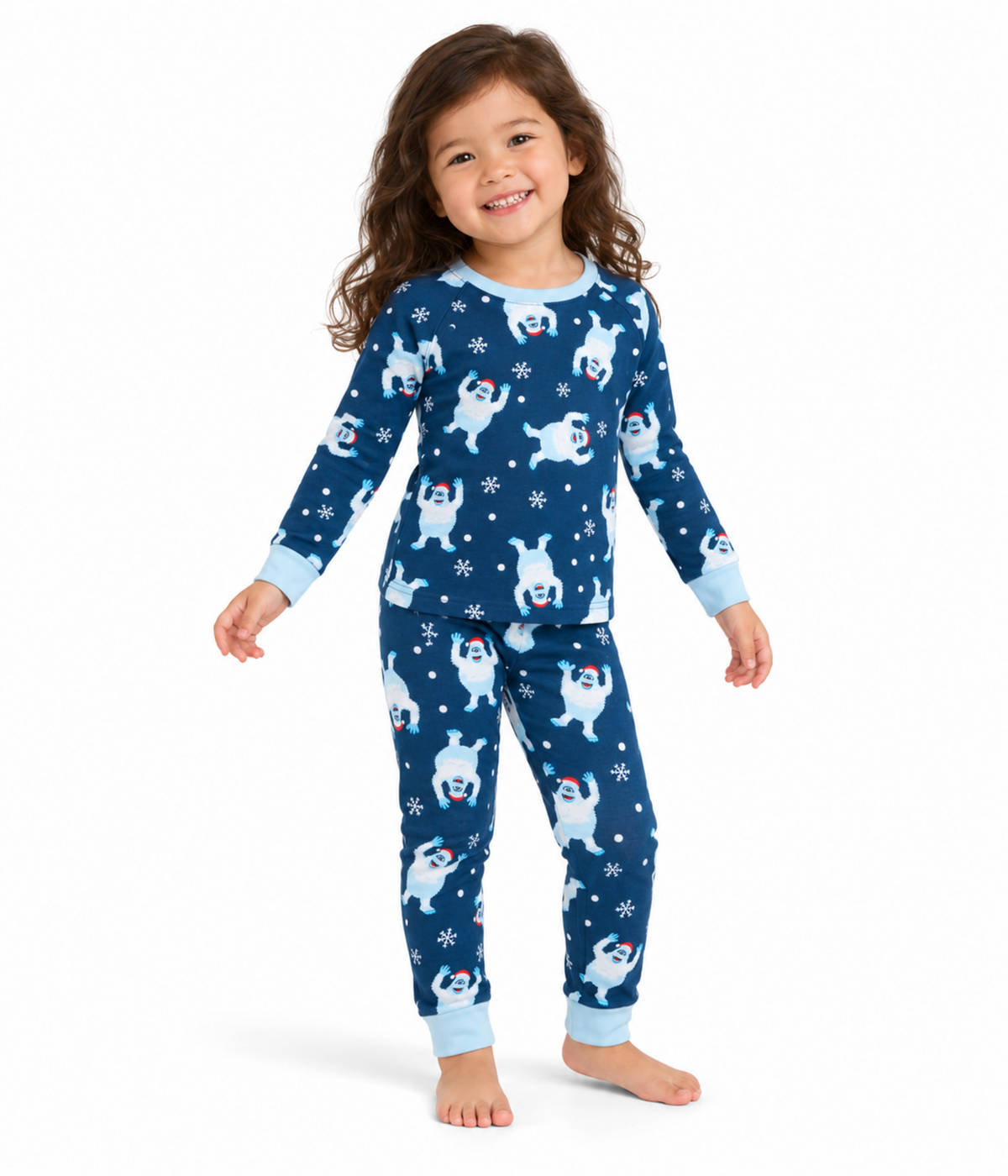 Toddler Girl's Bumble Crew Neck Pajama Set